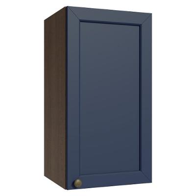 Armário Aéreo 35 Cm 1 Porta Vik Madesa Rustic/azul