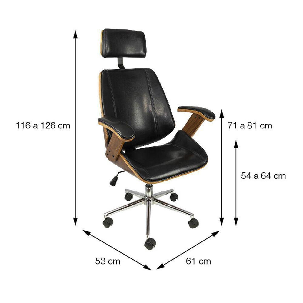 Cadeira Presidente Bergen Alta - Branco - 2