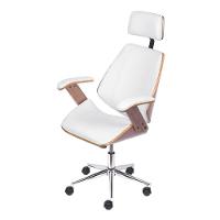 Cadeira Presidente Bergen Alta - Branco - 1