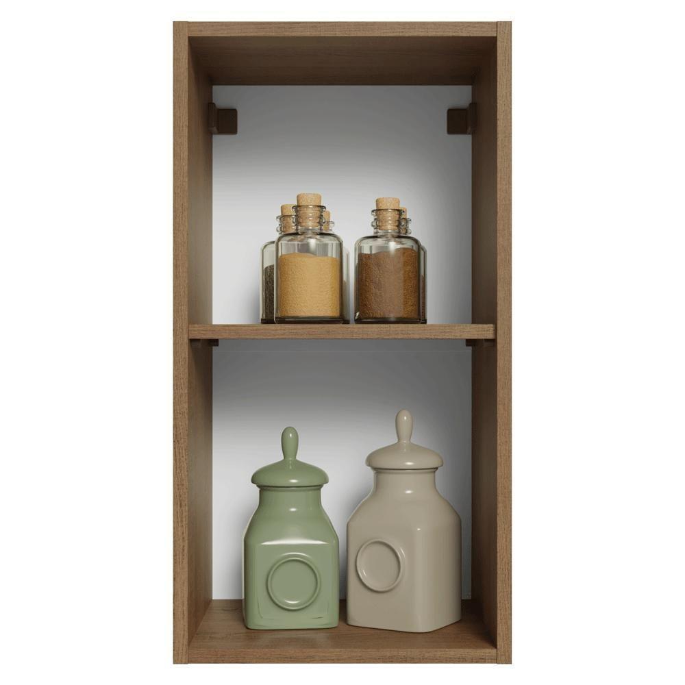 Armário Aéreo 35 Cm 1 Porta Vik Madesa Rustic/branco - 7