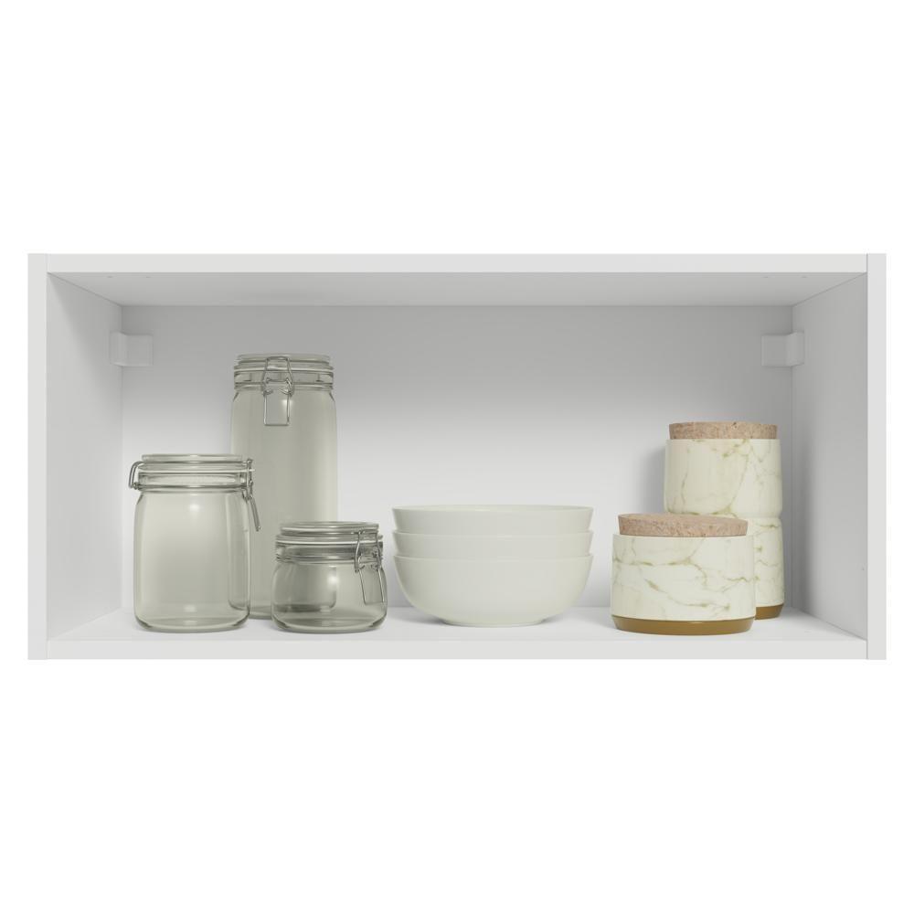 Armário Aéreo 70 Cm 1 Porta Basculante Vik Madesa Branco/cinza - 4