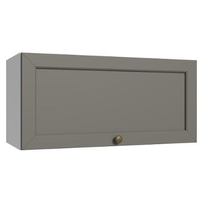 Armário Aéreo 70 Cm 1 Porta Basculante Vik Madesa Branco/cinza