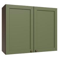 Armário Aéreo 80 Cm 2 Portas Vik Madesa Rustic/verde - 1