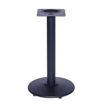 Mesa Zeta Ferro Preto 75 Cm (alt) Disco Redondo Tampo Mdp Quadrado 70 Cm (larg) X 2,50 Cm Alt Samba - 5