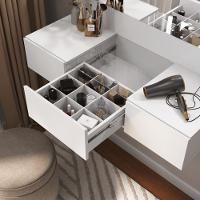 Penteadeira Camarim Lux Lux Suspensa Sofia 3 Gavetas C/ Led Branco - 5