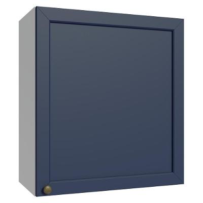 Armário Aéreo 60 Cm 1 Porta Vik Madesa Branco/azul