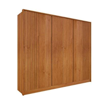 Guarda Roupa Casal Ripado 6 Portas 6 Gavetas - Barcelona-cinamomo - Tcil Móveis