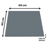 Mesa Pisa Beta Bistrô Fratini 107,50cm (a) Disco Redondo Branco Tampo Mdp Quadrado Grafito 60cm (l) - 6