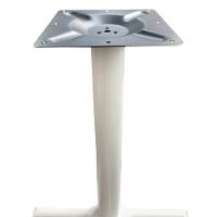 Mesa ômega Ferro Branco 74 Cm (alt) Base Em X Tampo Mdp Redondo Branco 70 Cm (larg) X 2,50 Cm (alt) - 3