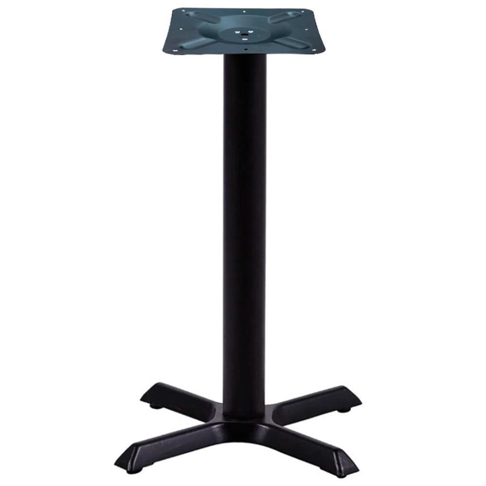 Mesa ômega Ferro Preto 74 Cm (alt) Base Em X Tampo Mdp Redondo 70 Cm (larg) X 2,50 Cm (alt) Samba - 2