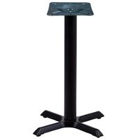 Mesa ômega Ferro Preto 74 Cm (alt) Base Em X Tampo Mdp Redondo 70 Cm (larg) X 2,50 Cm (alt) Samba - 2