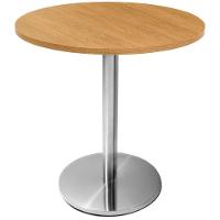 Mesa Beta Inox 75 Cm (altura) Disco Redondo Tampo Mdp Redondo 60 Cm (larg) X 2,50 Cm (alt) Samba - 1