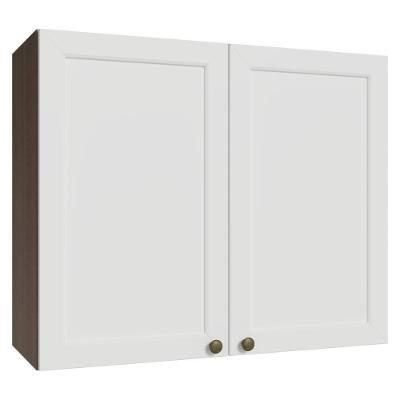 Armário Aéreo 80 Cm 2 Portas Vik Madesa Rustic/branco