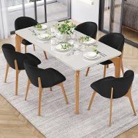 Kit 04 Cadeiras De Jantar E Estar Living Estofada Mia L02 Couríssimo Preto - Lyam Decor - 2