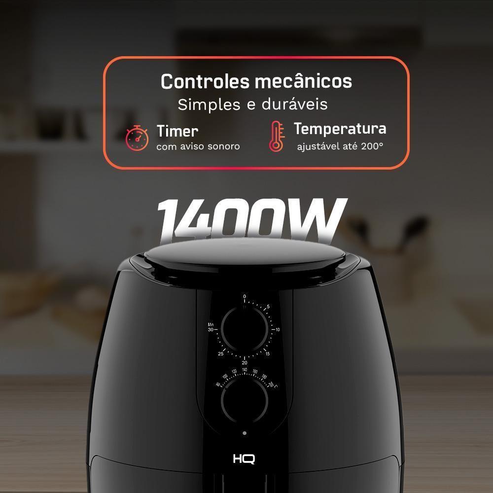 Fritadeira Sem óleo HQ Airfryer 5L Preto HQ-AF5LMP 110V - 5
