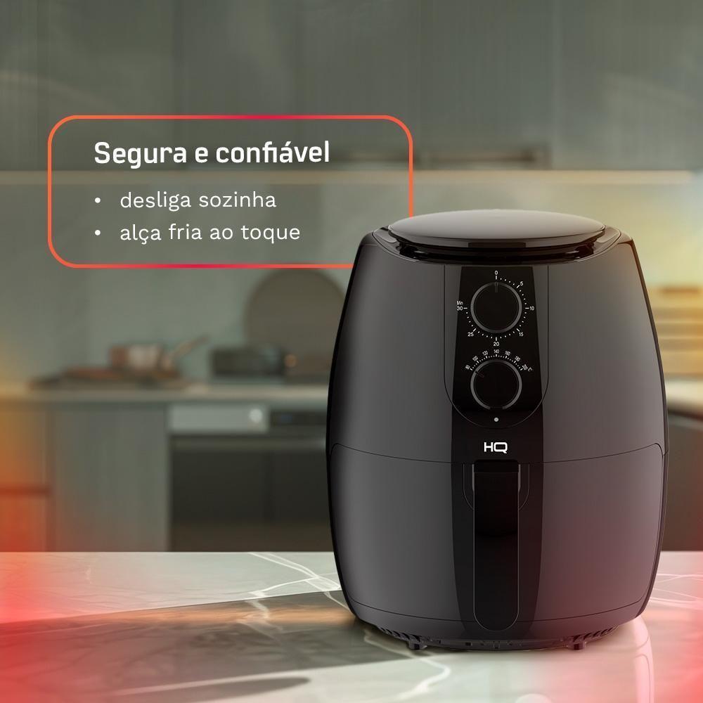 Fritadeira Sem óleo HQ Airfryer 5L Preto HQ-AF5LMP 110V - 7