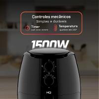 Fritadeira Sem óleo HQ Airfryer 5L Preto HQ-AF5LMP 110V - 6