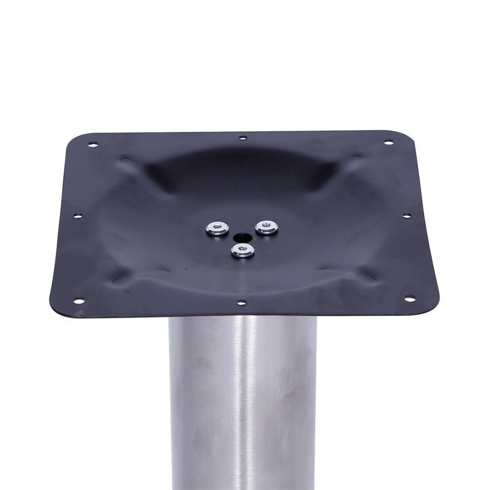 Mesa Beta Big Inox 75 Cm (alt) Disco Redondo Tampo Mdp Redondo 70 Cm (larg) X 2,50 Cm (alt) Samba - 5