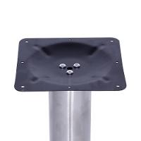 Mesa Beta Big Inox 75 Cm (alt) Disco Redondo Tampo Mdp Redondo 70 Cm (larg) X 2,50 Cm (alt) Samba - 5