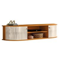 Bancada Suspensa Tv 60 Polegadas 2 Portas 136 Cm Modena Madetec Cinamomo Off White - 1