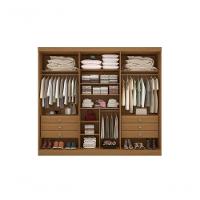 Guarda Roupa Casal 6 Portas 6 Gavetas - Da Vinci Plus Ripado-cinamomo-off White - Móveis D'doro - 2