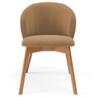 Kit 03 Cadeiras De Jantar E Estar Living Estofada Mia L02 Bouclê Mostarda - Lyam Decor - 3