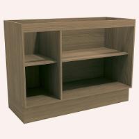 Balcao Pia Sem Tampo 2 Portas 120 Cm Mdp Maxxi G745 Kappesberg Nogal - 5