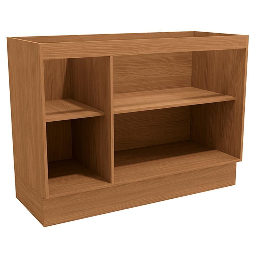 Balcao Pia Sem Tampo 2p 120 Cm Mdp Maxxi G745 Kappesberg Canela - 5