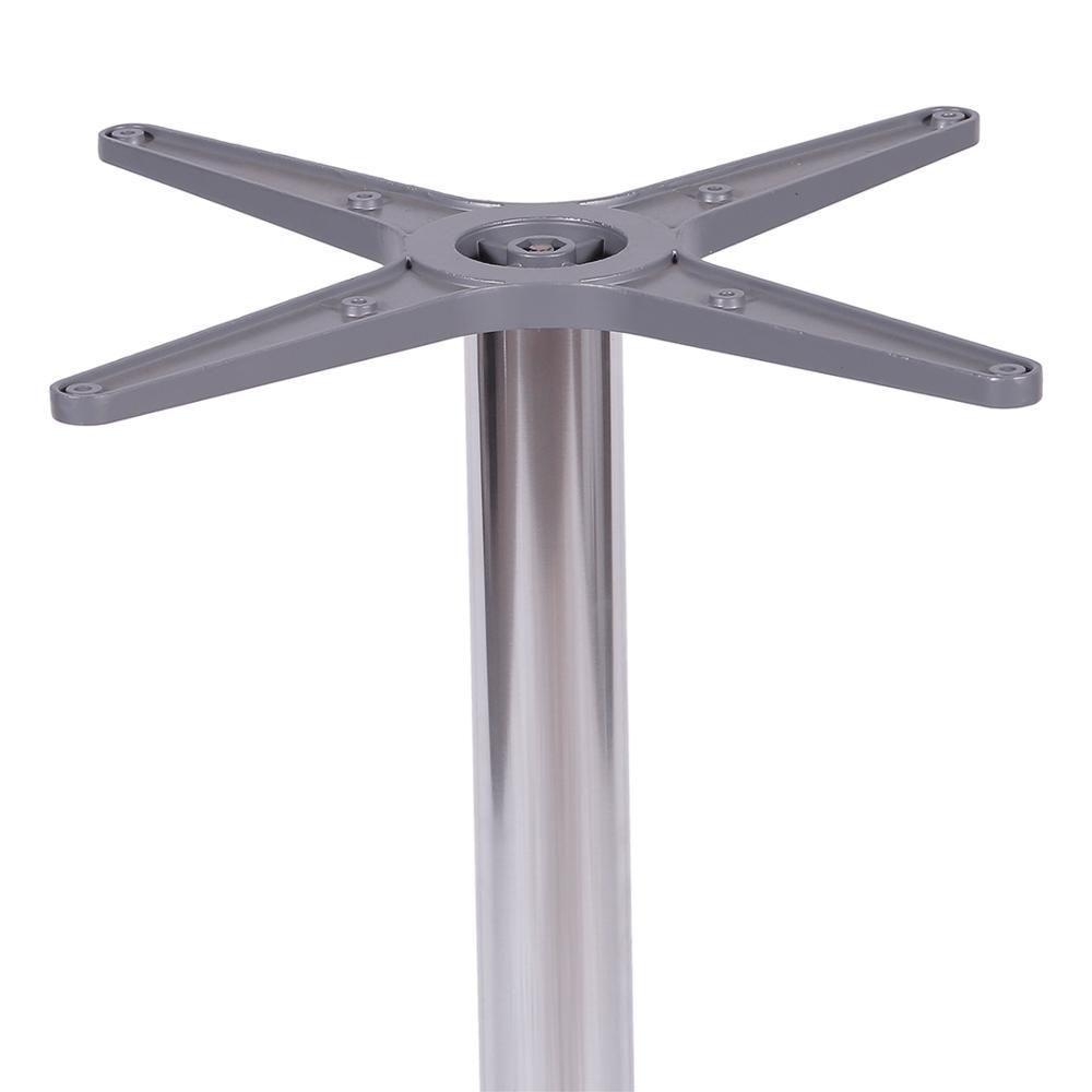 Mesa Delta Em Alumínio 75 Cm (alt) Base Em X Tampo Mdp Quadrado 70 Cm (larg) X 2,50 Cm (alt) Samba - 4