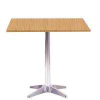 Mesa Delta Em Alumínio 75 Cm (alt) Base Em X Tampo Mdp Quadrado 70 Cm (larg) X 2,50 Cm (alt) Samba - 1