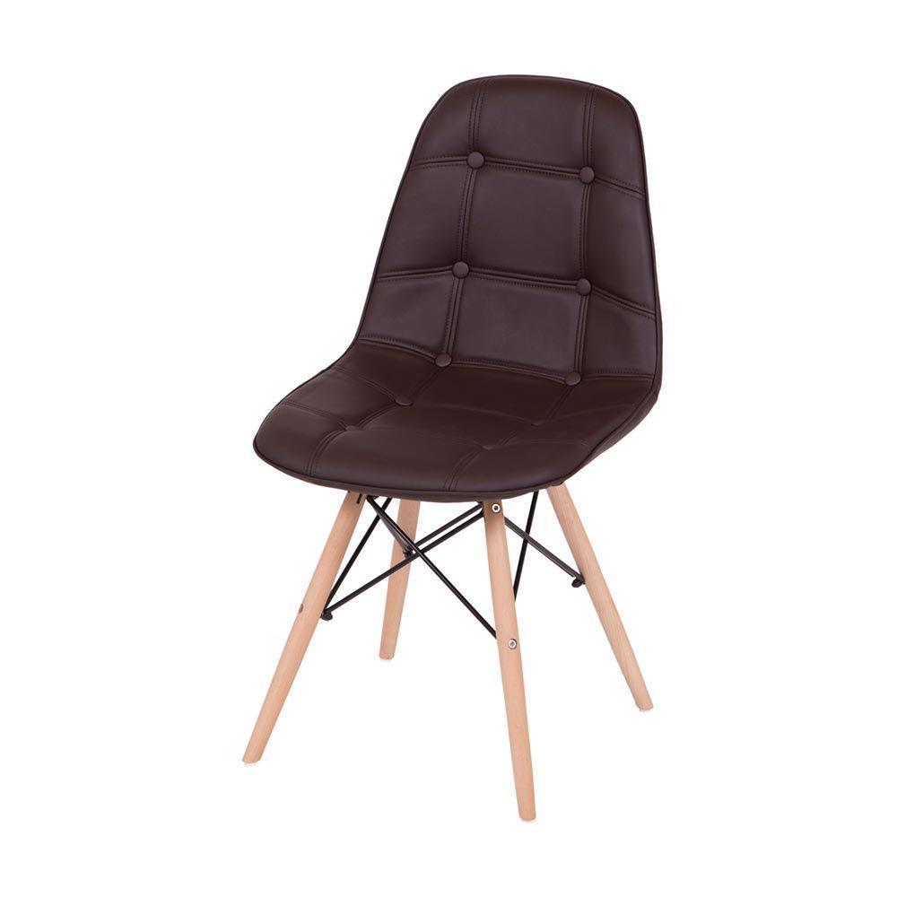 Cadeira Eames Dsw Botonê Café - 1
