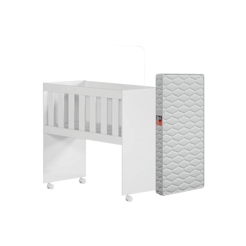 Mini Berço Rubi 5 Em 1 Com Colchão Branco - 1