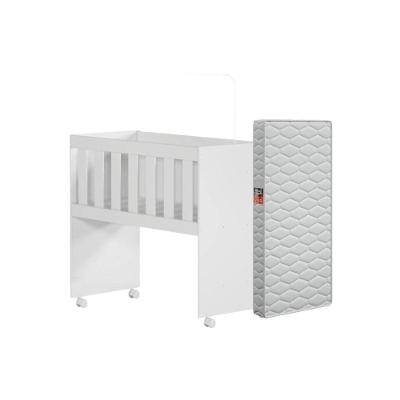 Mini Berço Rubi 5 Em 1 Com Colchão Branco