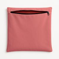 Capa De Almofada 42cm Decorativa Suede Para Sofá E Cadeira Rosa - 1