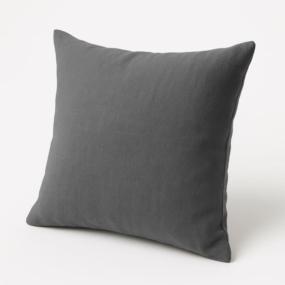 Almofada 42cm Decorativa Suede Fofinha Para Sofá E Cadeira Cinza - 1