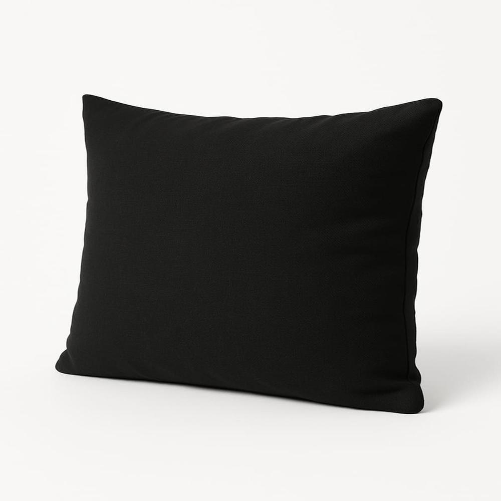 Kit 2 Almofadas Suede Decorativa 42cm Sala Quarto Escritório Preto - 4