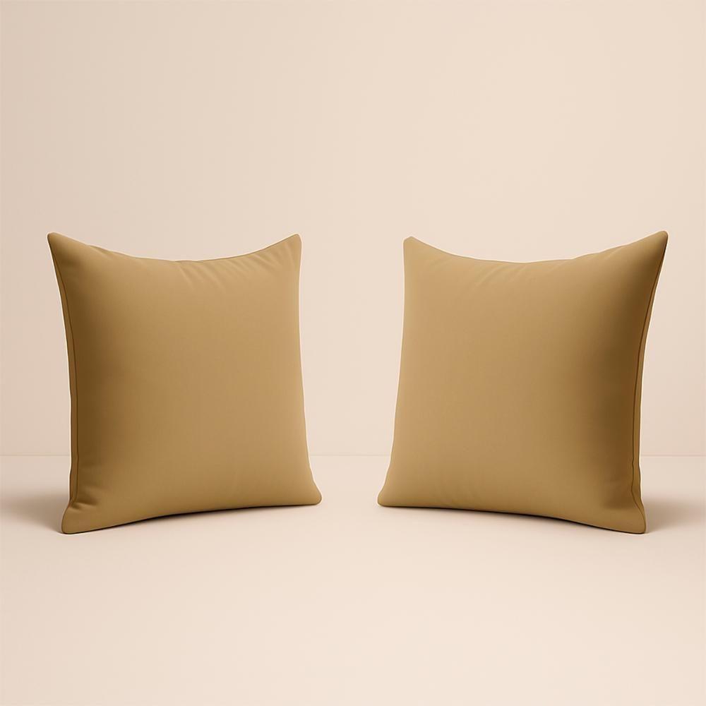 Kit 2 Almofadas Suede Decorativa 42cm Sala Quarto Escritório Capuccino - 1