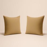 Kit 2 Almofadas Suede Decorativa 42cm Sala Quarto Escritório Capuccino - 1