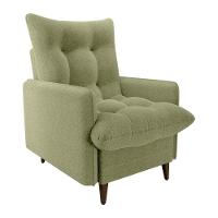 Poltrona De Amamentação Com Puff Montreal Boucle Oliva Matrix Boucle Oliva - 2