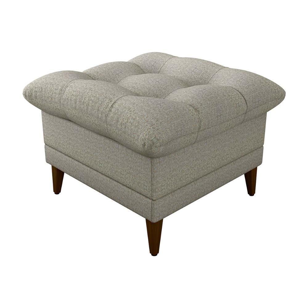 Poltrona De Amamentação Com Puff Montreal Linho Millenium Matrix Linho Millenium - 5