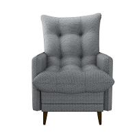 Poltrona De Amamentação Com Puff Montreal Cinza Matrix Cinza - 7