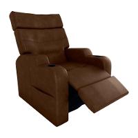 Poltrona Reclinável Do Papaicom Porta Copos Porta Controle Toro Sintetico Rustico Whisky Matrix Sintetico Rustico Whisky - 2