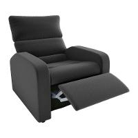 Poltrona Do Papai Reclinável Kwid Veludo Cinza Matrix Veludo Cinza - 2