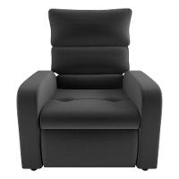 Poltrona Do Papai Reclinável Kwid Veludo Cinza Matrix Veludo Cinza - 3