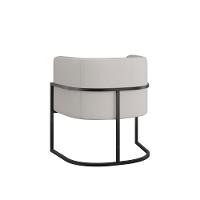 Kit 6 Cadeiras Poltrona Lua Corino Sala Quarto Preto Balaqui Bege - 5