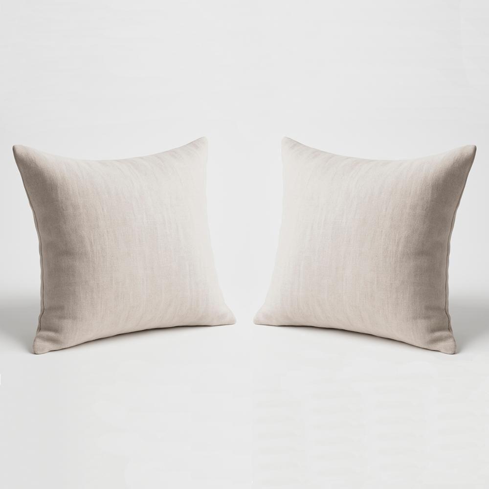 Kit 2 Almofadas 42cm Fofinhas Suede Sala Ou Quarto Balaqui Bege - 1