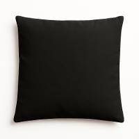 Almofada Capa 42cm Suede Macia Decorativa Sala E Escritório Preto - 2