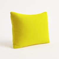 Kit 4 Almofadas Decorativa 42cm Em Suede Fofinha Lisa Sofá Amarelo - 4