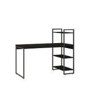 Mesa C-estante Alta 135x64x115cm C-03 Prateleiras Preto ônix - Est.preta Preto ônix - Est.preta - 3