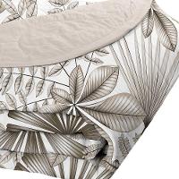 Cobre Leito Tecebem Solteiro Malha 100% Algodão Estampado Em Matelasse Cloe 170 X 240cm Trigo - 2